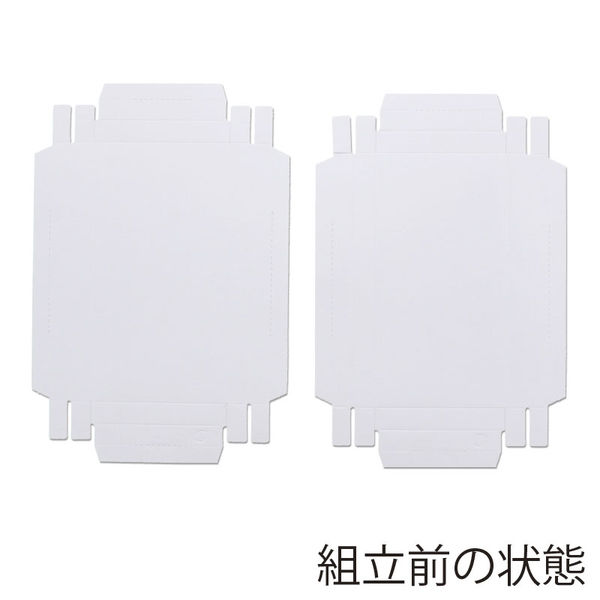 シモジマ DX白無地箱 サイフロング用 006815800 1セット(10枚×5