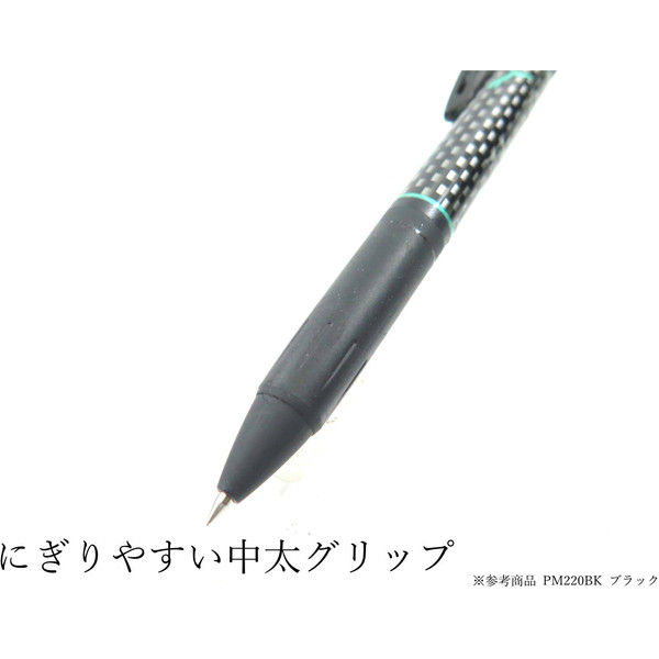 クツワ ジェットストリーム黒赤青3色 黒 PM220BK 5個（直送品