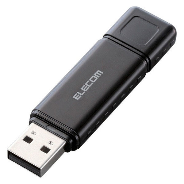 エレコム USBメモリ/16GB/USB2.0/パスワードロック機能対応 MF-HSU2A16GBK 1個