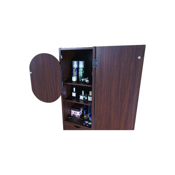 塩川光明堂 メイクタワー メルヴィ 姿見　メイク収納　ミラー付き収納 interior-works_so-carina-maketower
