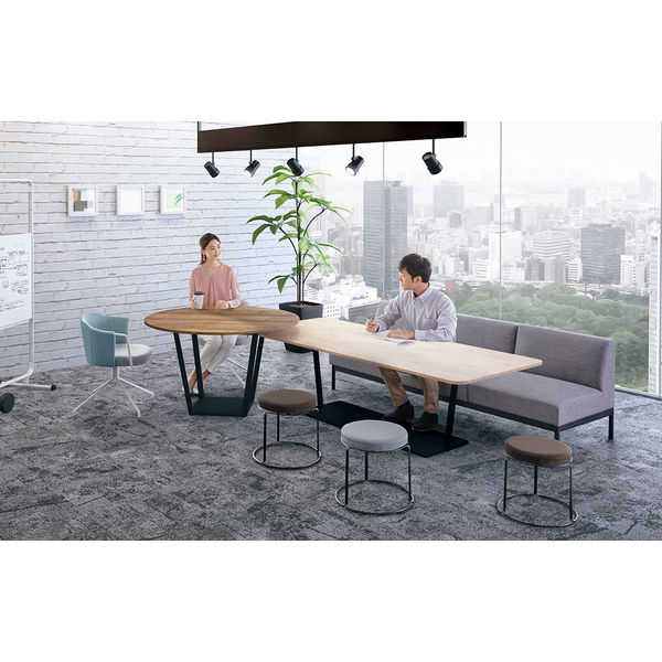 当社の カフェテーブル ファニチャーリノリウム天板 100 机・テーブル