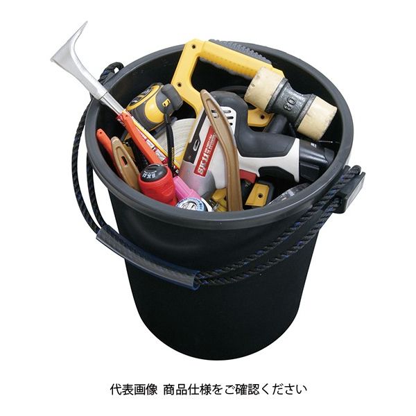 藤原産業 SK11 プラスチックペールバケツ 20L フタツキ 1個（直送品