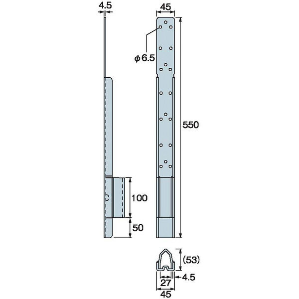 タナカ 高耐力ホールダウンHi AF4H90 1箱（6個入）（直送品）