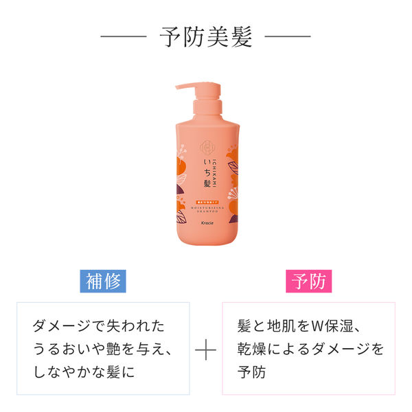 いち髪 濃密W保湿ケア シャンプー（40mL）＆コンディショナー（40g