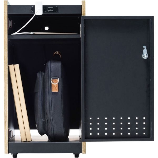 サンワサプライ 鍵付きカバン収納ボックス WG-TWBOX1LMN 1台（直送品） サンワサプライ