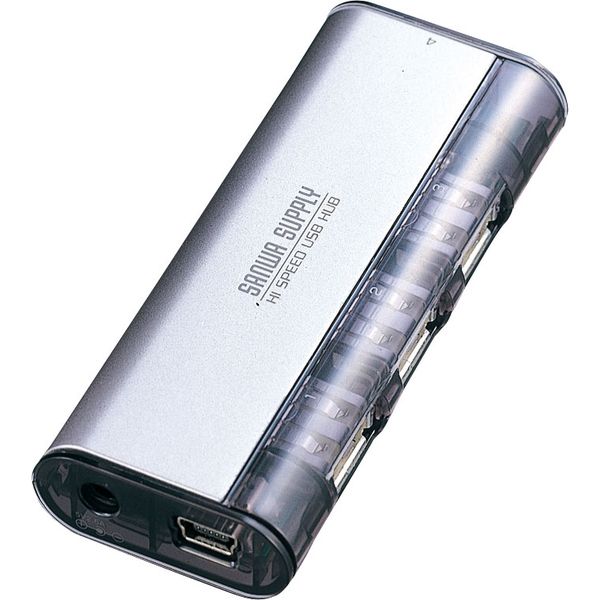 USBハブ USB2.0 USB2.0×4 USBポート USB-HUB225GSVN サンワサプライ 1