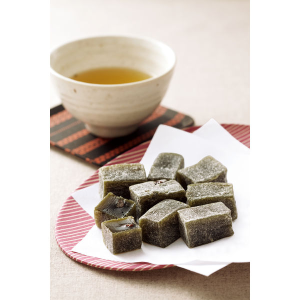 和菓子 個包装 宇治抹茶葛もち 60g 6袋 榮太樓 - アスクル