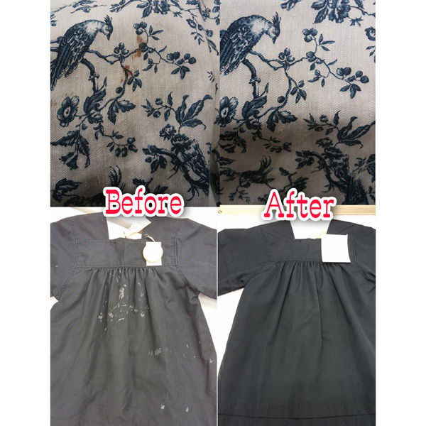 左上の出品写真がシミが見えないので私購入したけど実物シミただけで返品できない〜 カミナガ販売 8割落ちるシミ抜き剤 50mL 4582679200210 1本(50mL