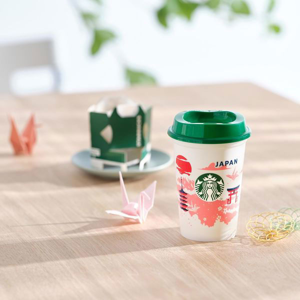 スターバックス オリガミ with リユーザブル カップ ジャパン エクスクルーシブ 1セット（1杯+カップ1個）（わけあり品） - アスクル