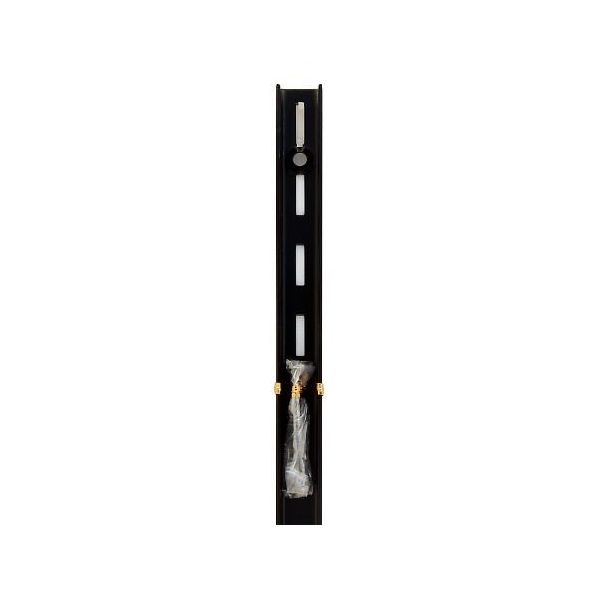 星川金属 ファッション支柱 900mm 黒 64-5075-53 1本（直送品