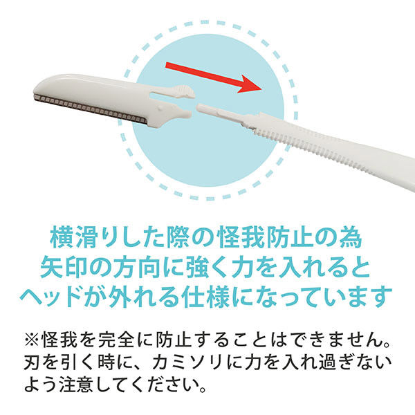 使い捨て L字カミソリ (セーフガード付)大容量・業務用 4袋(200本)高品質ABS樹脂 フィフティ・ヴィジョナリー（直送品） - アスクル