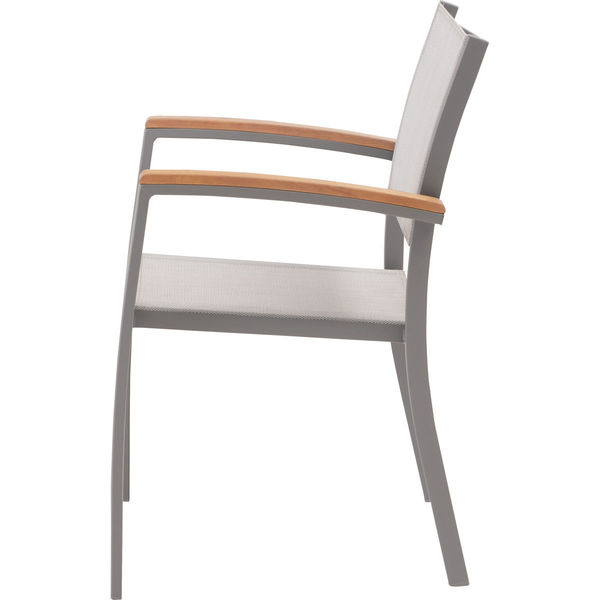 スタッキングチェア　ODS-71GY　天然木　ガーデン　ダイニング　木目　グレー スタッキングチェアODS-71GY天然木ガーデンダイニング木目グレー