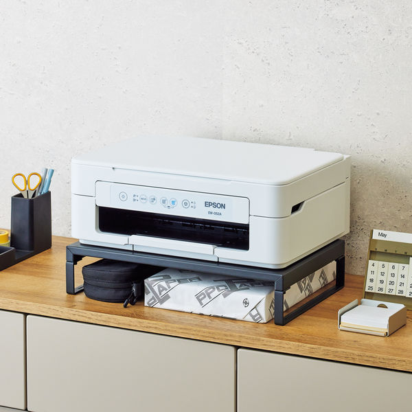 リヒトラブ 机上台 幅390mm ロータイプ マットブラック A7330-124 1台