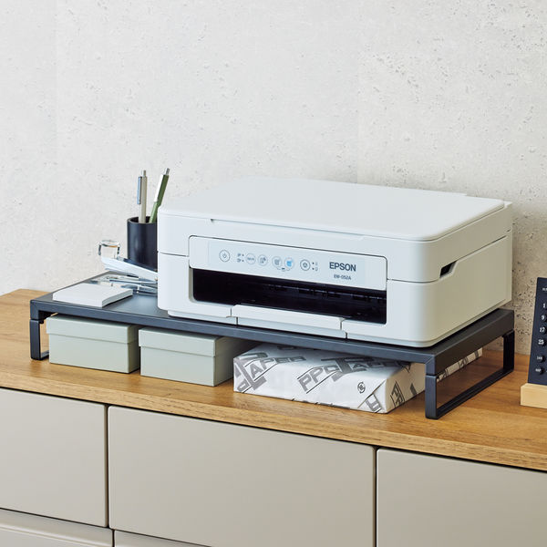 リヒトラブ 机上台 幅590mm ロータイプ マットブラック A7332