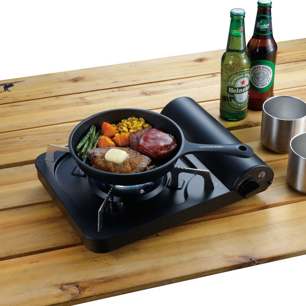 キャプテンスタッグ アルミ スキレット18cm IH対応 UG-3096 1個