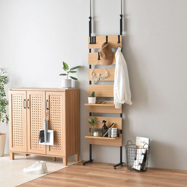 佐藤産業 WALF ウォールシェルフミラーセット 姿見 幅80cm 奥