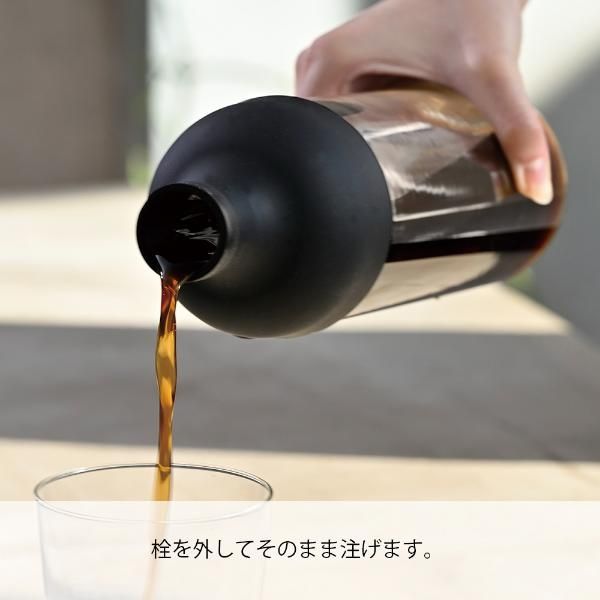 HARIO (ハリオ) フィルターイン コーヒーボトル 650ml ペールグレー FIC-70-PGR 1個（直送品） - アスクル