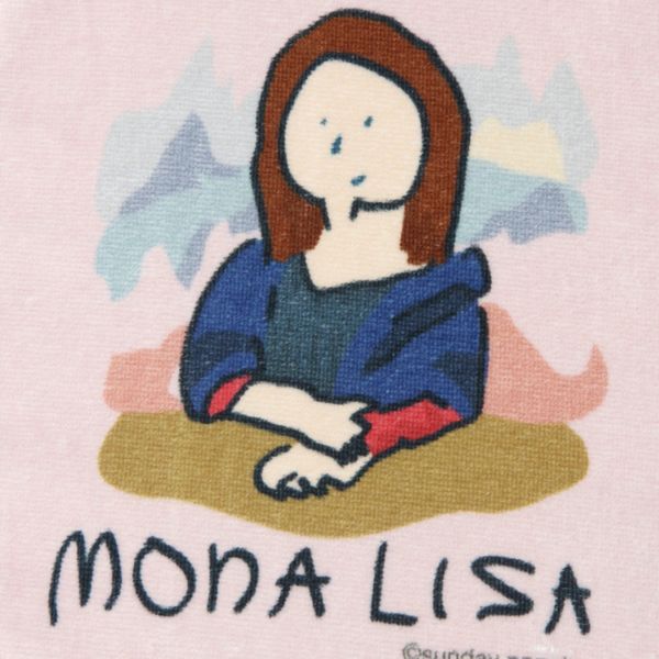 世界の名作）ハンドタオル モナリザ LAKOLE/ラコレ - アスクル