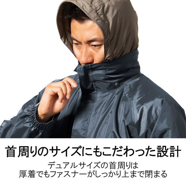 レインウェア】Makku レインスーツ 上下セット 合羽（カッパ