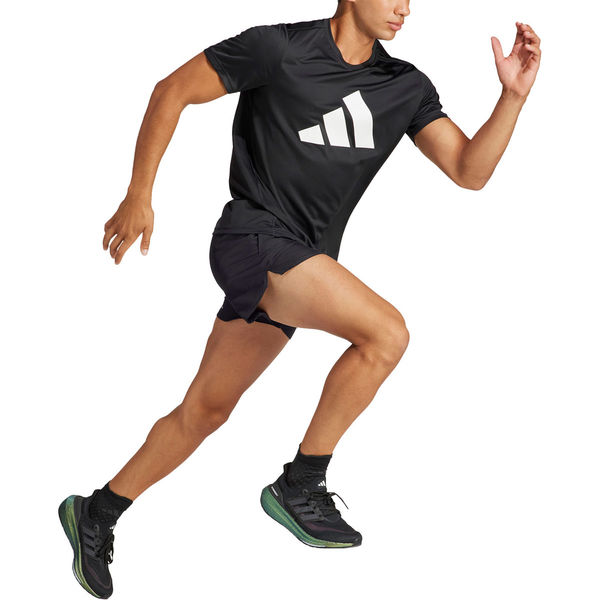 adidas(アディダス) 陸上 半袖Tシャツ RUN IT TEE J/M ブラック