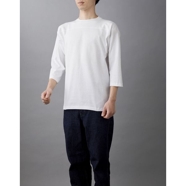 Lee KANSAS 101 7分袖　Tシャツ グレー Lee KANSAS 101 7分袖 Tシャツ グレー Lee KANSAS 101 7分袖 T
