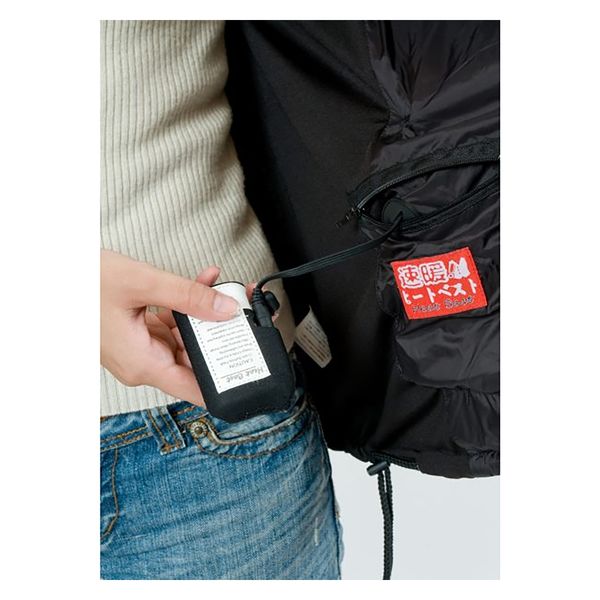 プロモート 速暖! ヒートベスト3 ブラック Lサイズ PHB3/L 1着（直送品