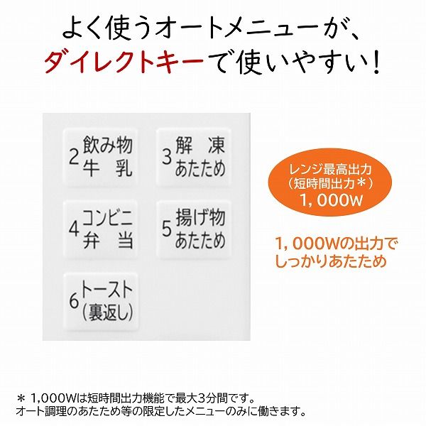 日立 オーブンレンジ MRO-HE4C W ホワイト 22L フラット庫内 250