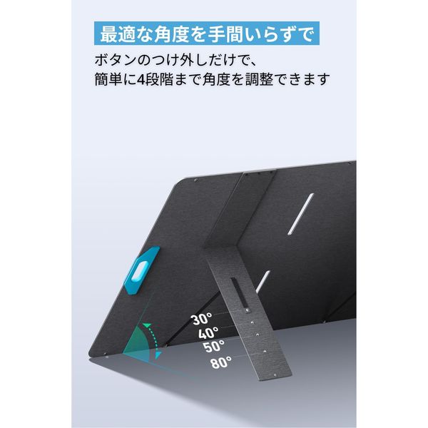 Anker SOLIX PS400 Portable Solar Panel A24370A1 1個 - アスクル