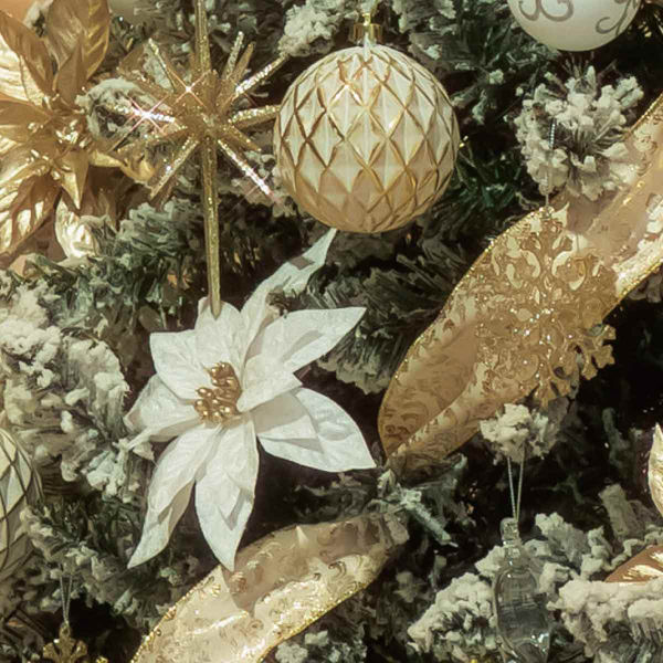 ホワイト　クリスマスツリー　２１０ｃｍ　限定品 クリスマスツリーセット スノーホワイト ［ストエキオリジナル］ 高さ150cm