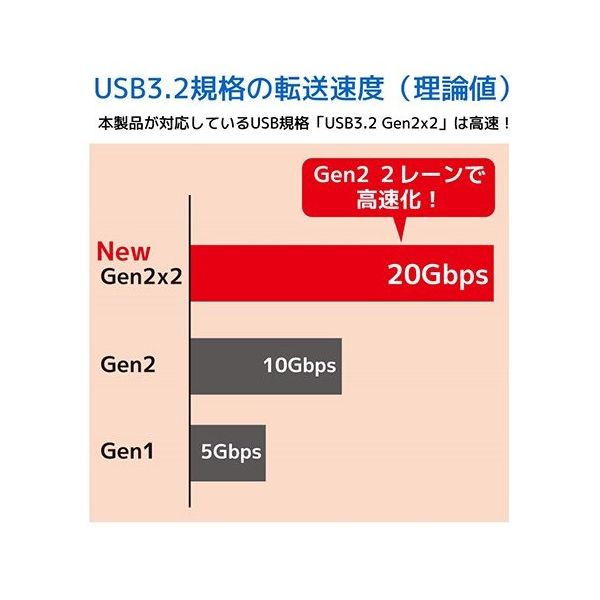 ラトックシステム USB3.2 Gen2x2 PCI Expressボード(TypeーC×1) RS-PEU32-C1 1個（直送品）