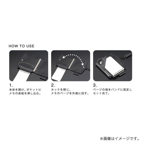 クツワ 名札 メモ&IDホルダー ネイビー FS111NB 1セット(2個