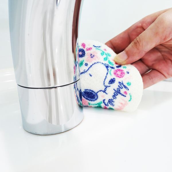 スヌーピー 洗面台クリーナー フラワー フック付 1個 創和 - アスクル