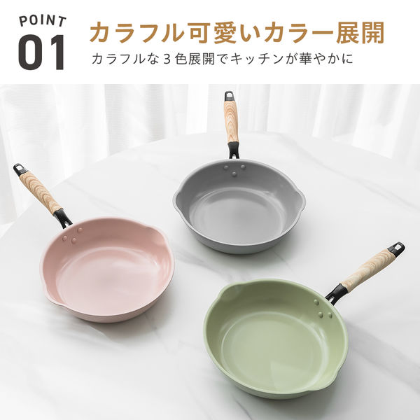 武田コーポレーション IH対応セラミック深型フライパン20CM PU