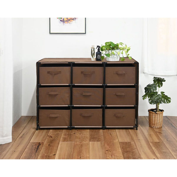 フクダクラフト 衣類チェスト RC-C1175 BRBK 1台（直送品） - アスクル