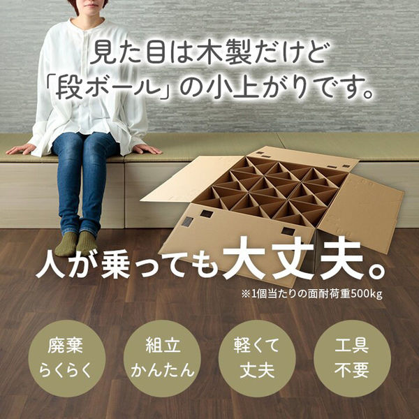 割引購入 イケヒコ・コーポレーション 700×700 小上がり段ボール 置き畳 生活家電