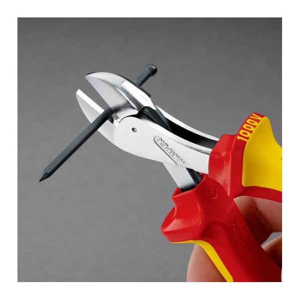 KNIPEX クニペックス 絶縁コンパクトニッパー 落下防止 7306ー KNIPEX クニペックス 絶縁コンパクトニッパー 落下防止 7306ー