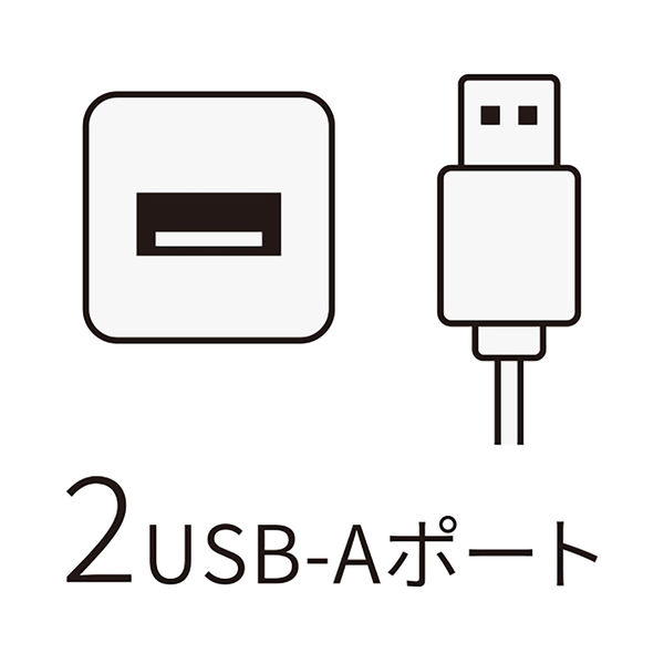 アーテック USBポート付コンセントタップ 77639 1個(直送品 アーテック USBポート付コンセントタップ 77639 1個(直送品