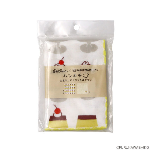 日本出版販売 OR×古川 ハンカチ どうぶつ工房プリン OR466602 1セット