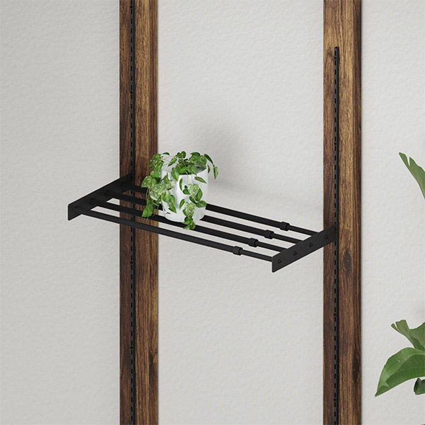 平安伸銅工業 LABRICO(ラブリコ) シェルフレール 伸縮ラック アイアン