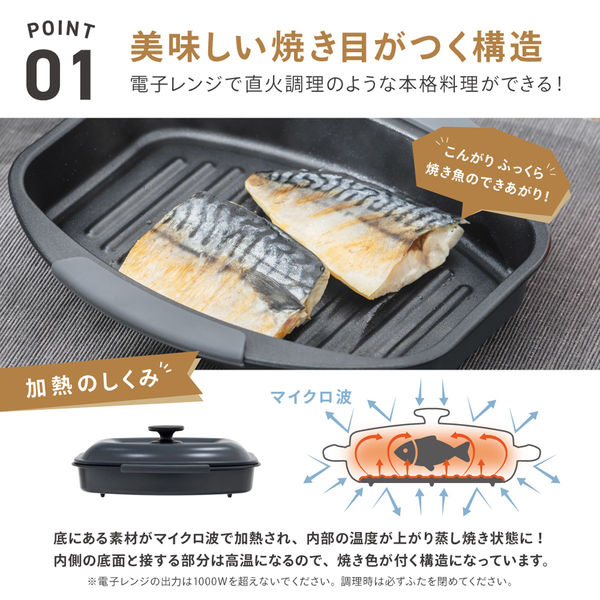 武田コーポレーション 電子レンジ専用調理器BR サークル DRC-CBR