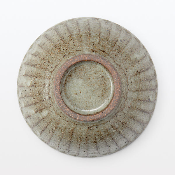 無印良品 信楽焼 飯碗 しのぎ 大 透明釉 約直径13cm 良品計画 無印良品 信楽焼 飯碗 しのぎ 大 透明釉 約直径13cm 良品計画