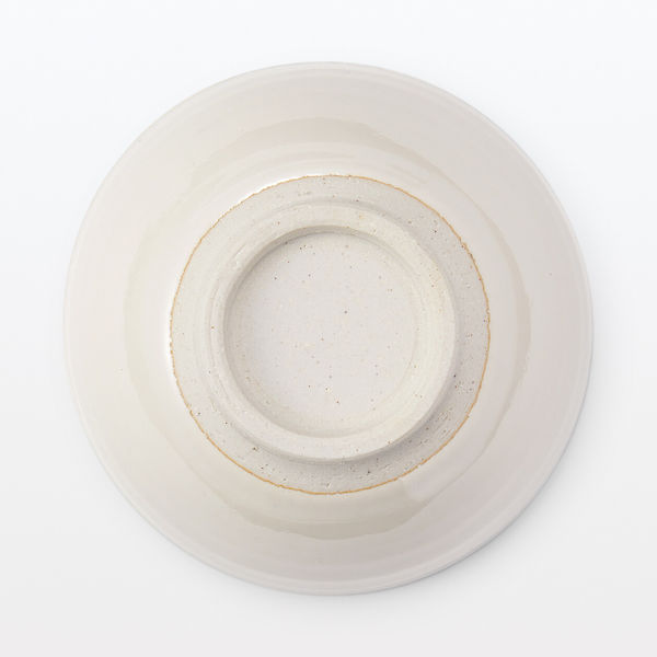 無印良品 美濃焼 飯碗 丸型 大 白釉 約直径13cm 良品計画 - アスクル