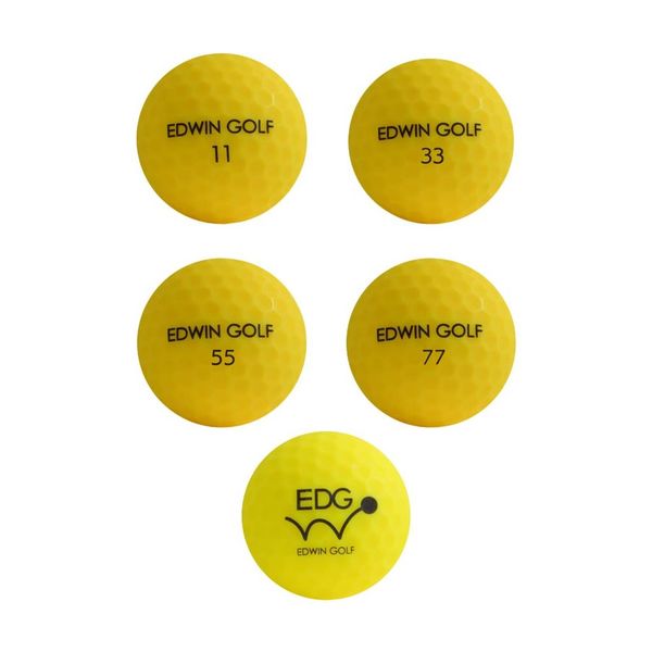 レザックス ゴルフボール 12P マット YELLOW 4536214103504 1個