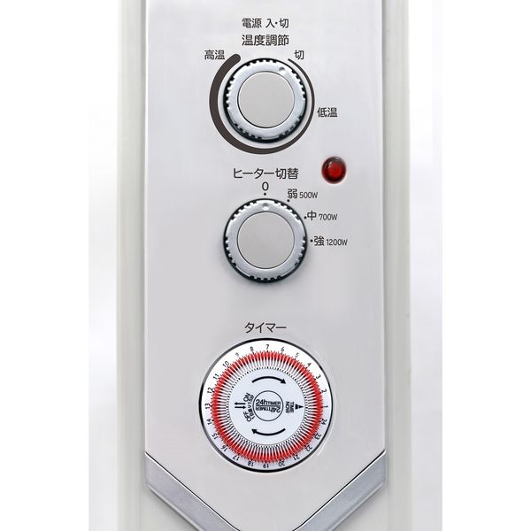 新品未開封】オイルヒーター1200W SKJ-SE120ROT(W)