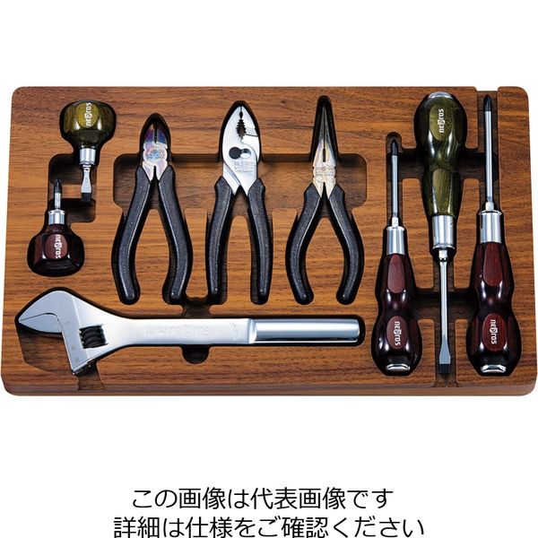 京都機械工具 NTX929W neXT Walnut ツールセット(29点) 1セット