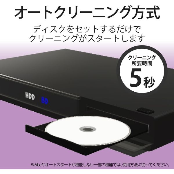 エレコム レンズクリーナー/CD/DVD/湿式/読込回復 CK-CDDVD3 1個