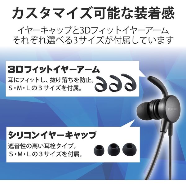 ヘッドセット 片耳 マイク付きイヤホン 4極ミニプラグ接続 変換