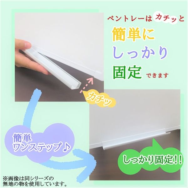 サンケーキコム 樹脂枠ホワイトボード W600×H450mm 無地 縦横 WB