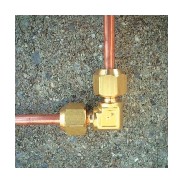 エスコ F1/4”xF1/4” フレアーエルボユニオン EA442AJ-2 1セット