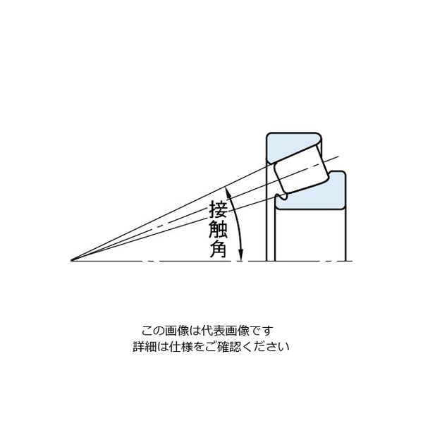 日本精工（NSK） 単列円すいころ軸受 30220 1個（直送品） - アスクル